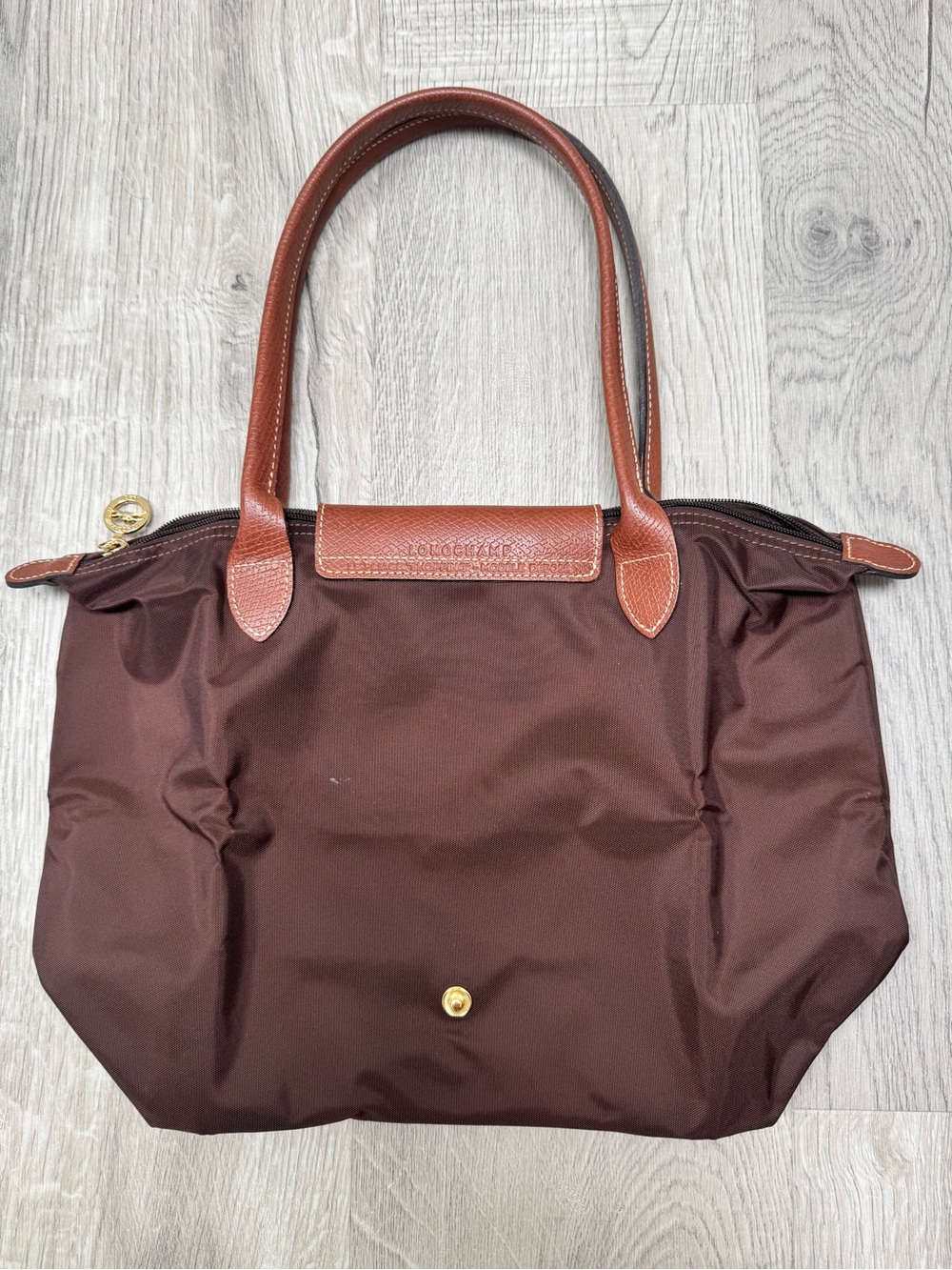 Longchamp Le Pilage Brown Bag - Picture 2 of 7